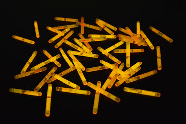 1.5 inch Orange Mini Glow Sticks- 50 Per Package